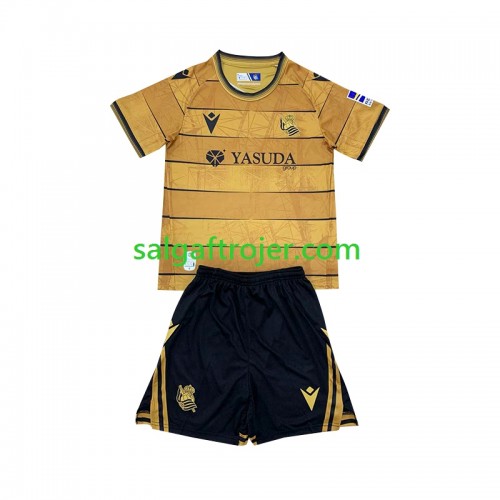 Real Sociedad Fodboldtrøjer Børn Udebanesæt 2024/25 Kort ærmer Real Sociedad Fodboldtrøjer Børn Udebanesæt 2024/25 Kort ærmer